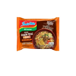 indomie kuah rawon pedas mercon